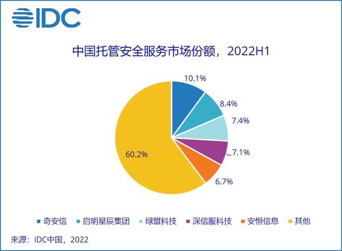 2022上半年中國IT安全服務市場穩步增長，廠商總收入達12.25億美元，漲幅11%